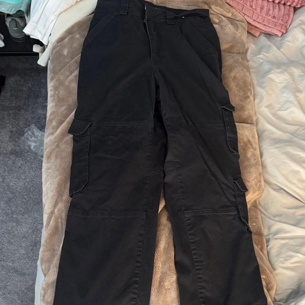Abercrombie Black Cargo Pants